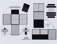 49 and Market Create An Album Inserts 6x8 Assortment 2 - Black