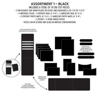 49 and Market Create An Album Inserts 6x8 Assortment 1 - Black