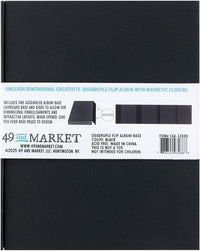 49 and Market Create An Album Quadruple Flip Album Base - Black