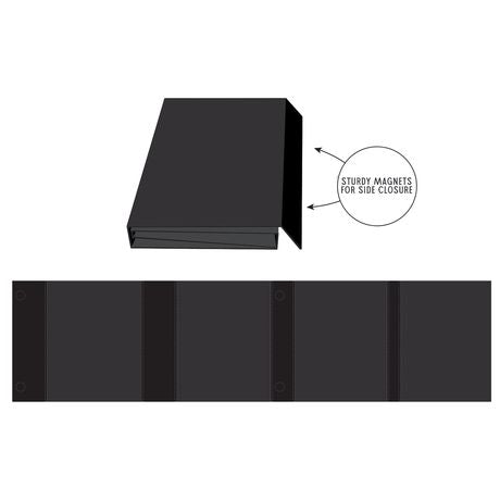 49 and Market Create An Album Quadruple Flip Album Base - Black
