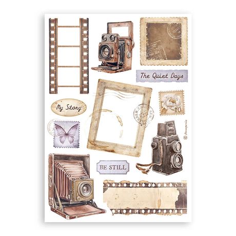 Stamperia Quiet Days Washi Pad (8 Sheets)