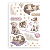 Stamperia Quiet Days Washi Pad (8 Sheets)