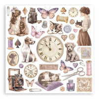 Stamperia Quiet Days 8” x 8” Paper Pad