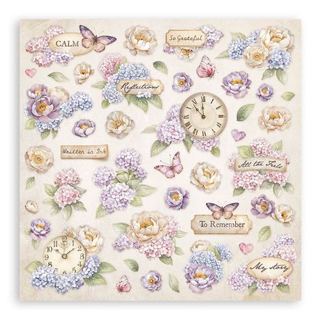 Stamperia Quiet Days 8” x 8” Paper Pad