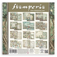 Stamperia Herbarium Silvae 8” x 8” Paper Pad