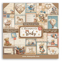 Stamperia Baby 8” x 8” Mini Paper Pad