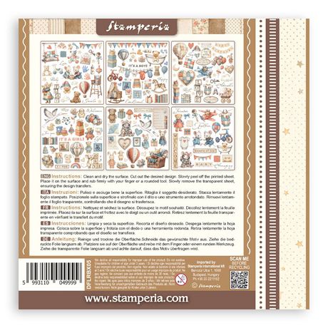 Stamperia Baby Rub-On Kit