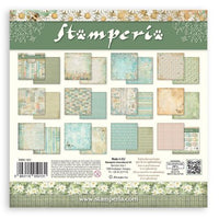 Stamperia Daisy Art Backgrounds 12” x 12” Paper Pad