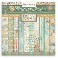 Stamperia Daisy Art Backgrounds 12” x 12” Paper Pad