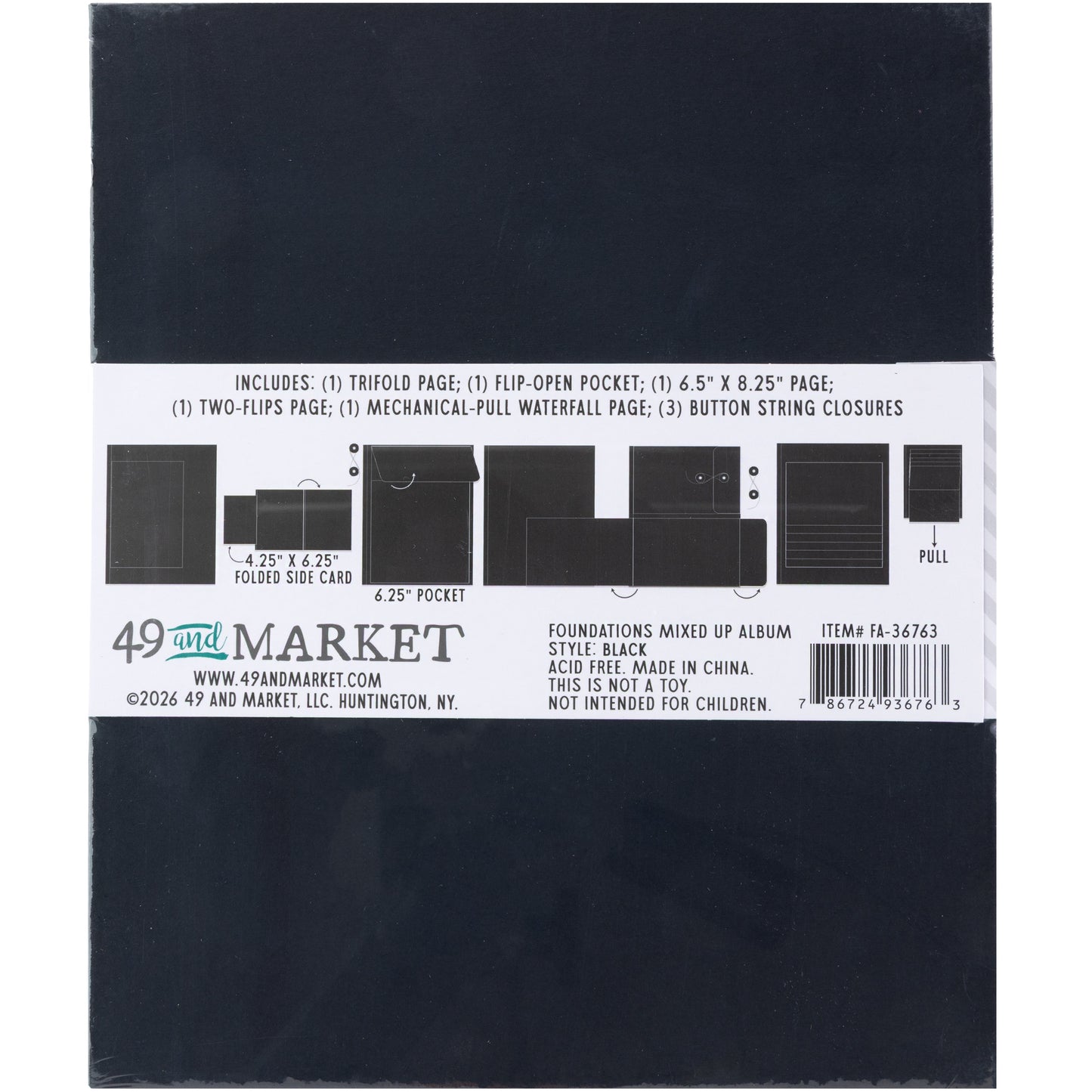 49 & Market Foundations Mixed Up Album 2.0 - Black