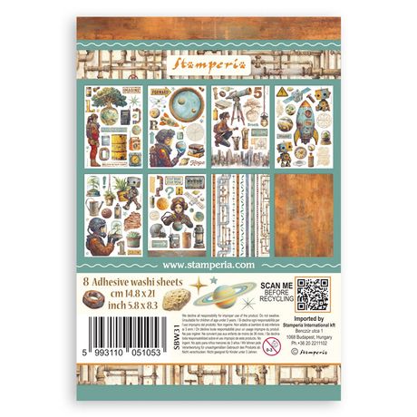Stamperia A New Beginning Washi Pad (8 Sheets)