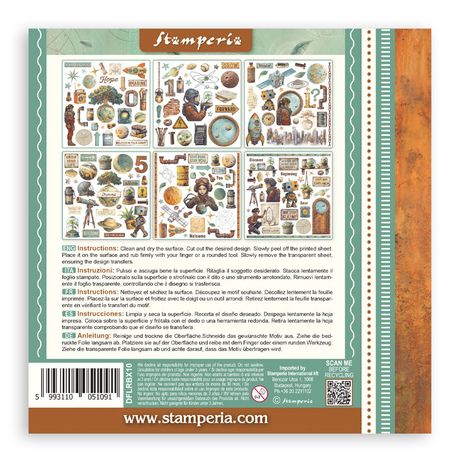 Stamperia A New Beginning Rub-On Kit