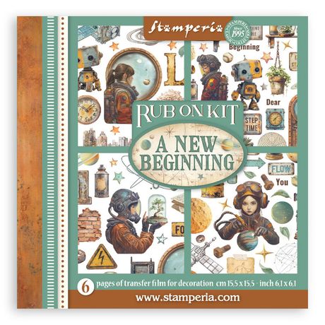 Stamperia A New Beginning Rub-On Kit