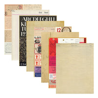 Keepsake Studio Reminiscence Book 10 Patterned Cardstock by Esther Glas