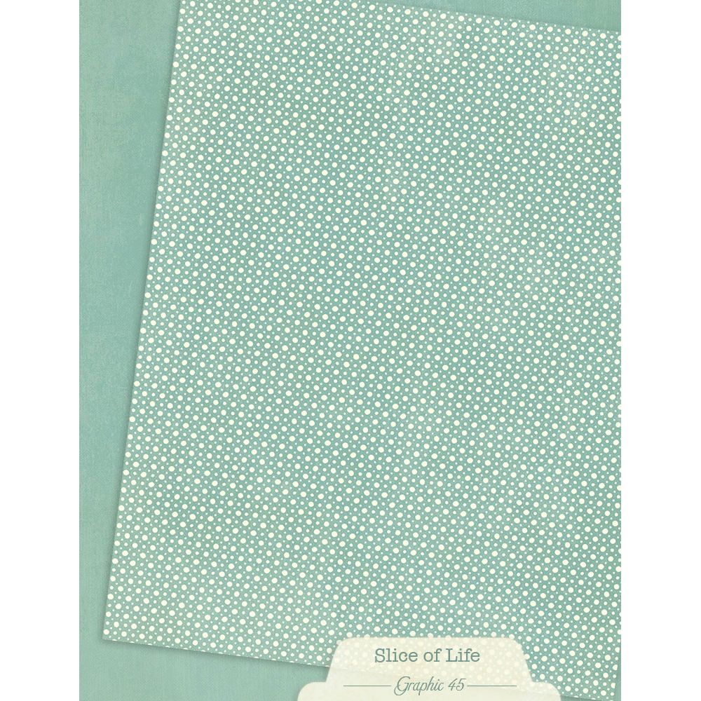 Graphic 45 Slice of Life 8.5” x 11” Patterns & Solids Pack