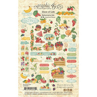 Graphic 45 Slice of Life Ephemera Set