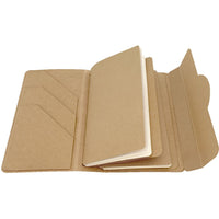 Graphic 45 Travel Album w/Inserts - Waterfall Folder & Journaling Notebooks - Kraft