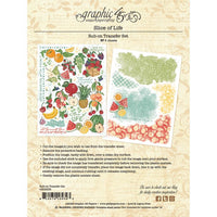 Graphic 45 Slice of Life Rub-On Transfer Set