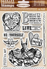 Stamperia HD Natural Rubber Stamp Fly High