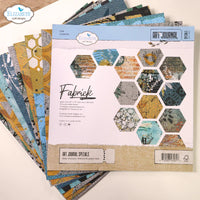Paquete de papel Elizabeth Craft Designs Fabrick de 12" x 12"