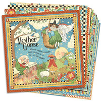 Graphic 45 Mother Goose 8”x 8” Paper Pad