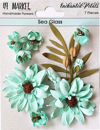 49 en markt betoverde bloemblaadjes zeeglasbloemen