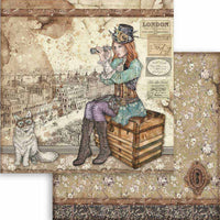 Stamperia Lady Vagabond 12" x 12" papierpakket