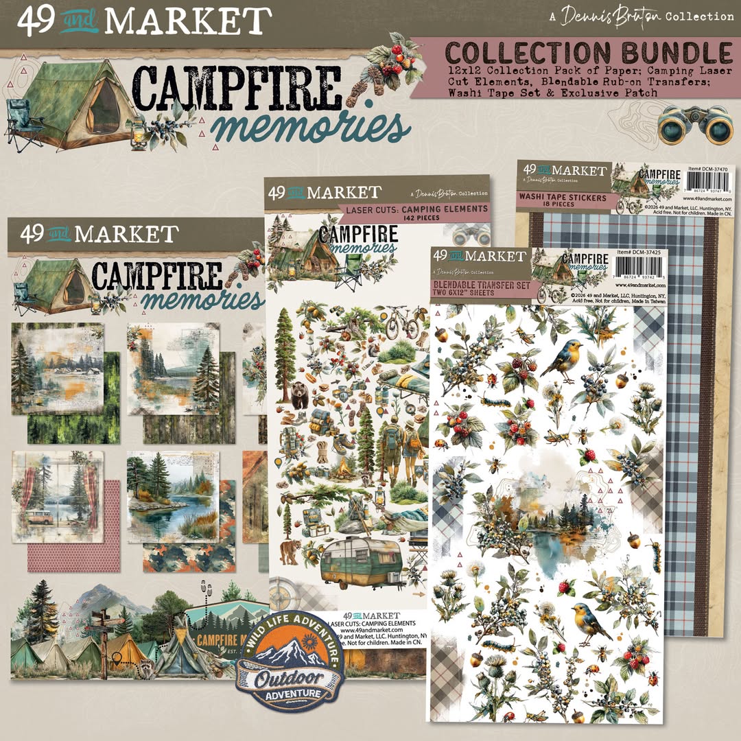 49 & Market Campfire Memories Bundle Collection with Patch