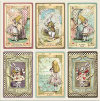 Stamperia Alice Gold 12” x 12” 22 hojas de una cara