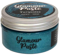 Stamperia Glamour Paste Turquoise