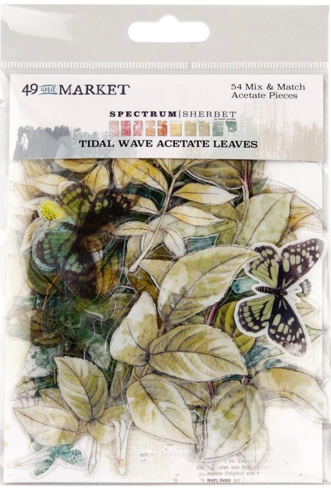 49 & Market Spectrum Sherbet - Tidal Wave Acetate Leaves