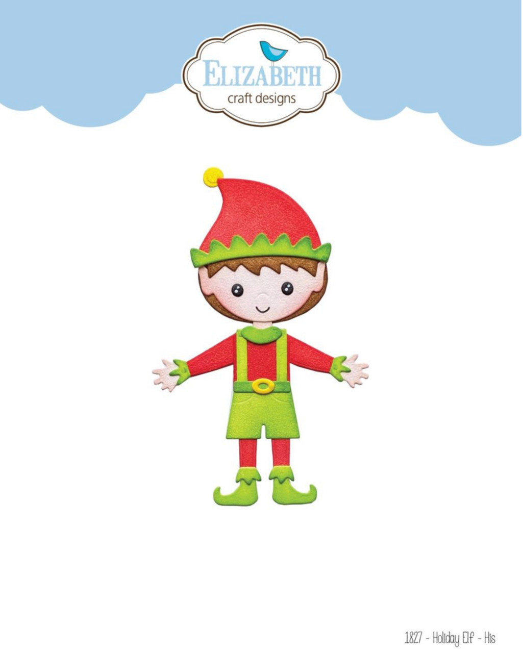 Elizabeth Craft Designs Juego de troqueles Holiday Elf - Su