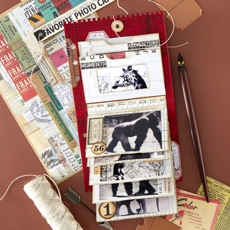 Keepsake Studio Page with Flap Pocket Etched Dies by Esther Glas