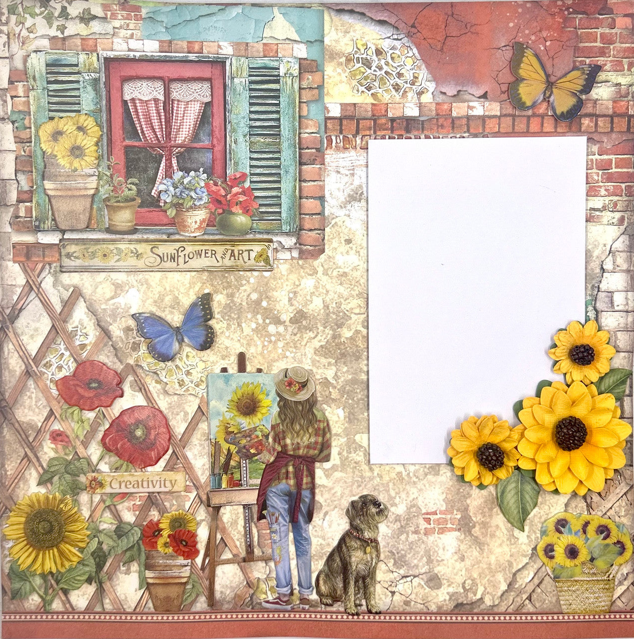Sunflower Art 2-Page Layout