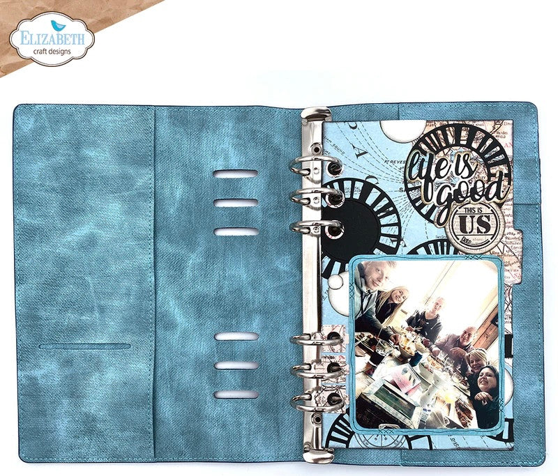 Elizabeth Craft Designs Planificador Vaqueros Azules