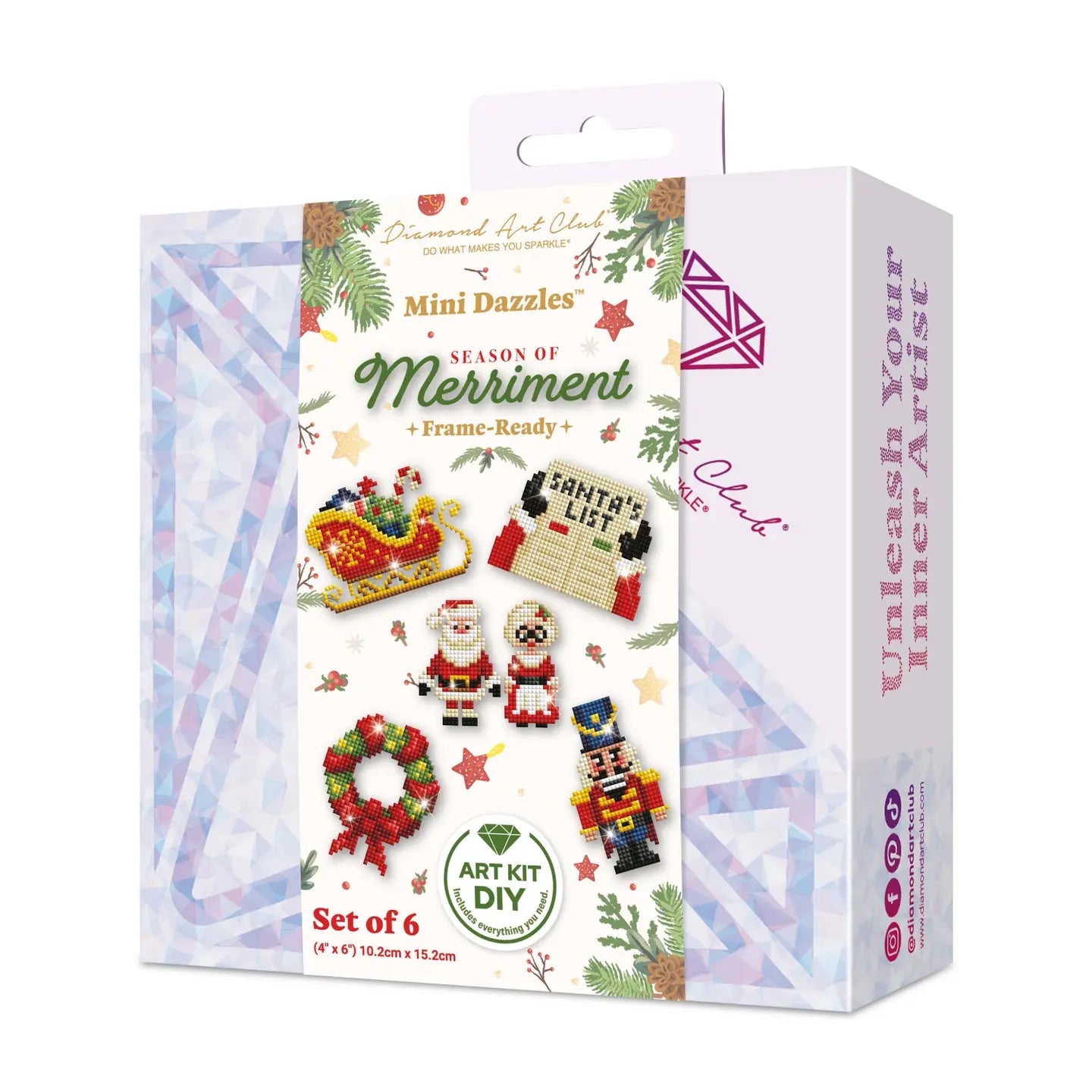 Diamond Art Club Mini Dazzles™ - Season of Merriment (6 Pk)