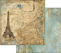 Colección de papel Stamperia Double Face 8” x 8” - Alrededor del mundo