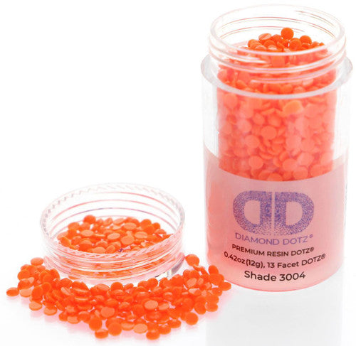 Diamond Dotz Freestyle Gems 2.8mm 12g Neon Orange 3004