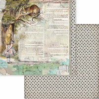 Stamperia Alice in Wonderland Paper Pack 12” x 12”