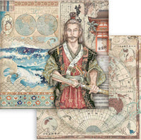 Stamperia (12"x12") Double Face Paper Pack -  Sir Vagabond in Japan