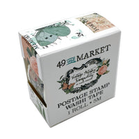 49 en markt Vintage kunstenaarschap rust postzegel Washi sticker tape