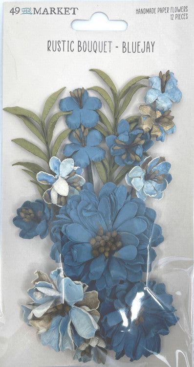 49 and Market Rustic Bouquet Flowers - Bluejay
