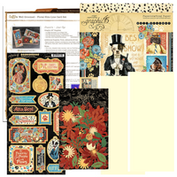 Graphic 45 Well Groomed Floral Slimline Card Set Monthly Project (Volume 9/2021)
