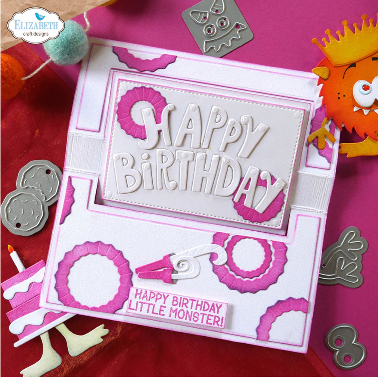 Elizabeth Craft Designs Juego de troqueles Party Time