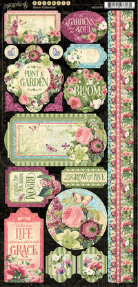 Pegatinas de la colección Bloom Graphic 45