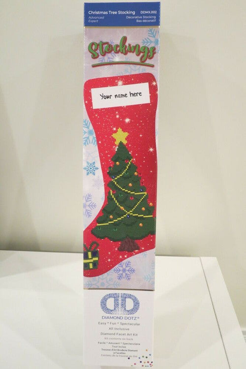 Diamond Dotz Christmas Tree Stocking