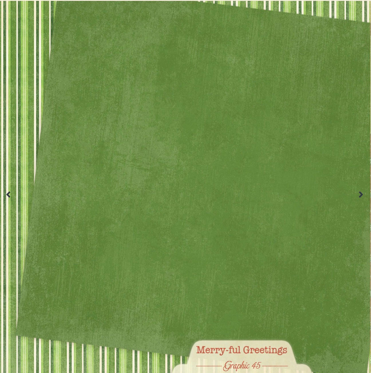Graphic 45 Merry-ful Greetings 12” x 12” Plaids, Stripes & Solids Pack