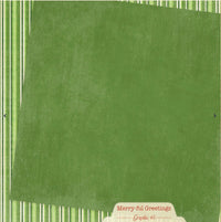 Graphic 45 Merry-ful Greetings 12” x 12” Plaids, Stripes & Solids Pack