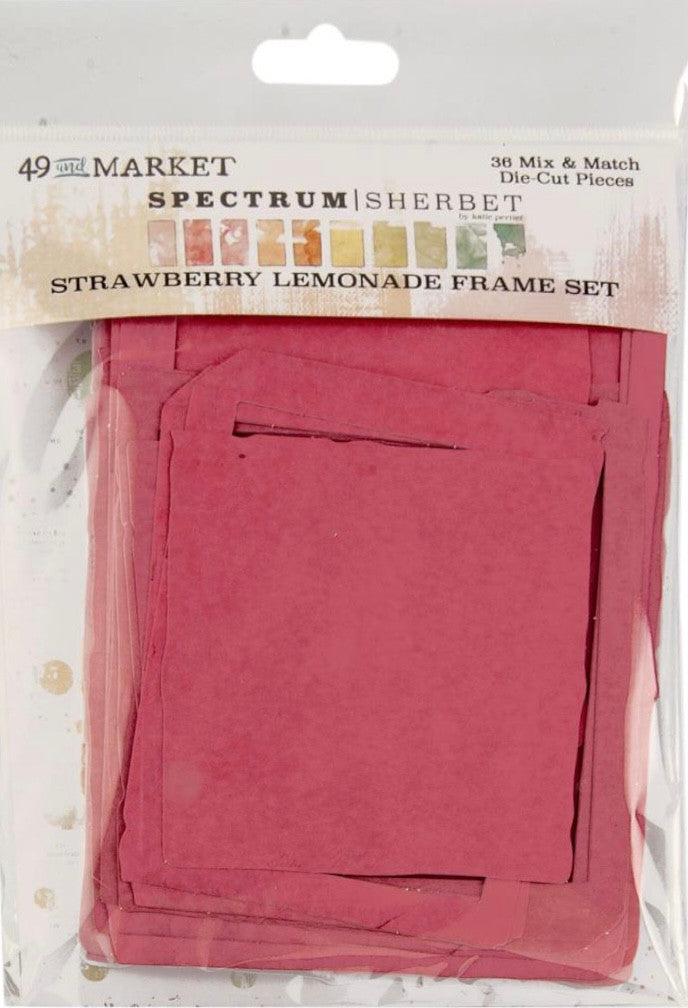 49 & Market Spectrum Sherbet - Strawberry Lemonade Frame Set