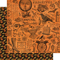 Gráfico 45 hechizos Steampunk 12" x 12" Edición de coleccionista de lujo